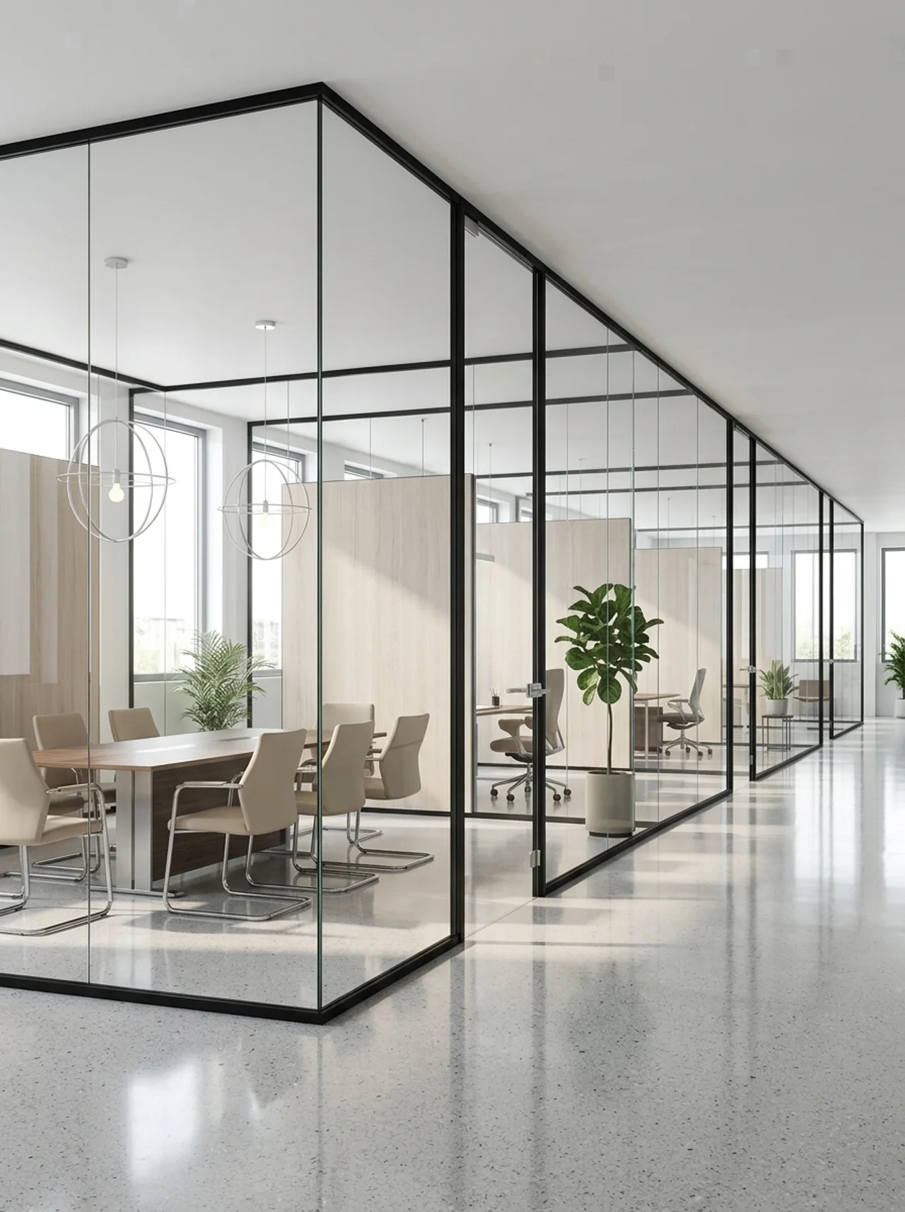 Architectural glass partitions and facade glazing by BG Glass Technologies